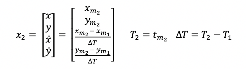 reinitialize state vector and time tag equations  