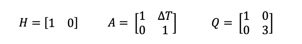Kalman Filter System Model Equations